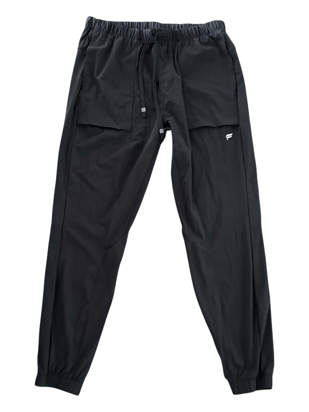 Fabletics Black Woven Cargo Jogger Pants NWOT Size M Estimated